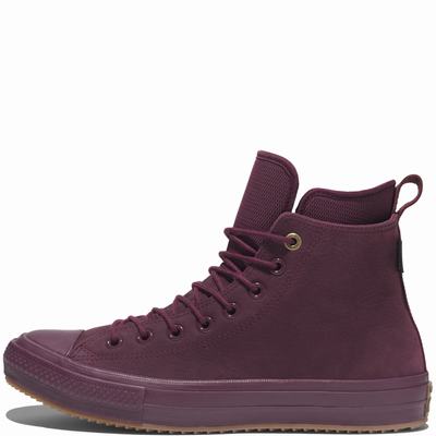 Converse Chuck Taylor All Star Waterproof Nubuck Boot High Tops Mens - Purple Shoes (415KTGEM)